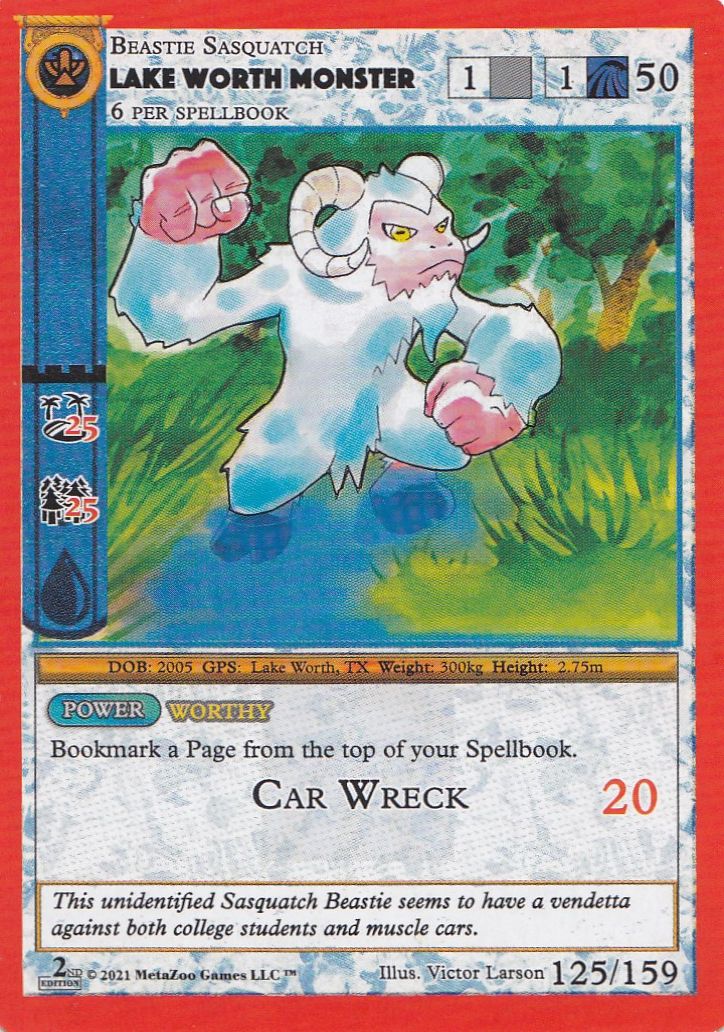 Lake Worth Monster [Cryptid Nation: Second Edition] | Total Play