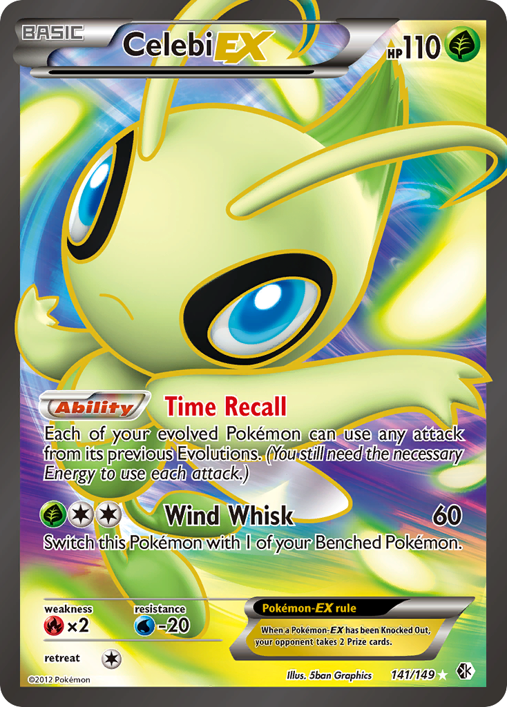 Celebi EX (141/149) [Black & White: Boundaries Crossed] | Total Play