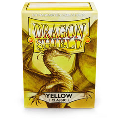 Dragon Shield: Standard 100ct Sleeves - Yellow (Classic) | Total Play