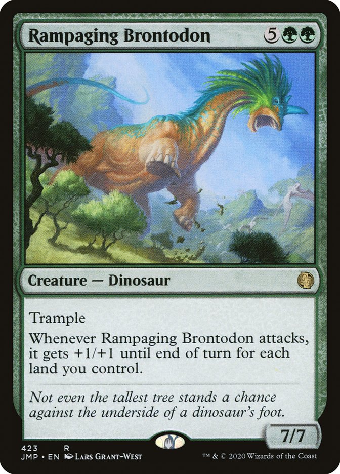 Rampaging Brontodon [Jumpstart] | Total Play