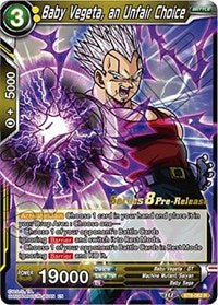 Baby Vegeta, an Unfair Choice (BT8-082_PR) [Malicious Machinations Prerelease Promos] | Total Play