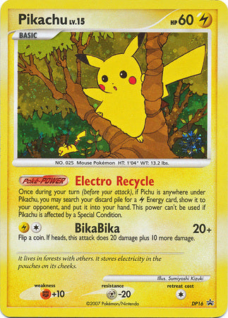 Pikachu (DP16) [Countdown Calendar Promos] | Total Play