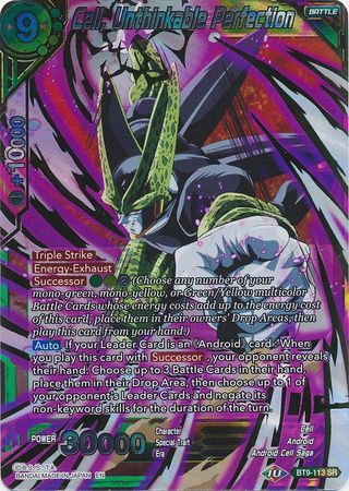 Cell, Unthinkable Perfection (BT9-113) [Universal Onslaught] | Total Play