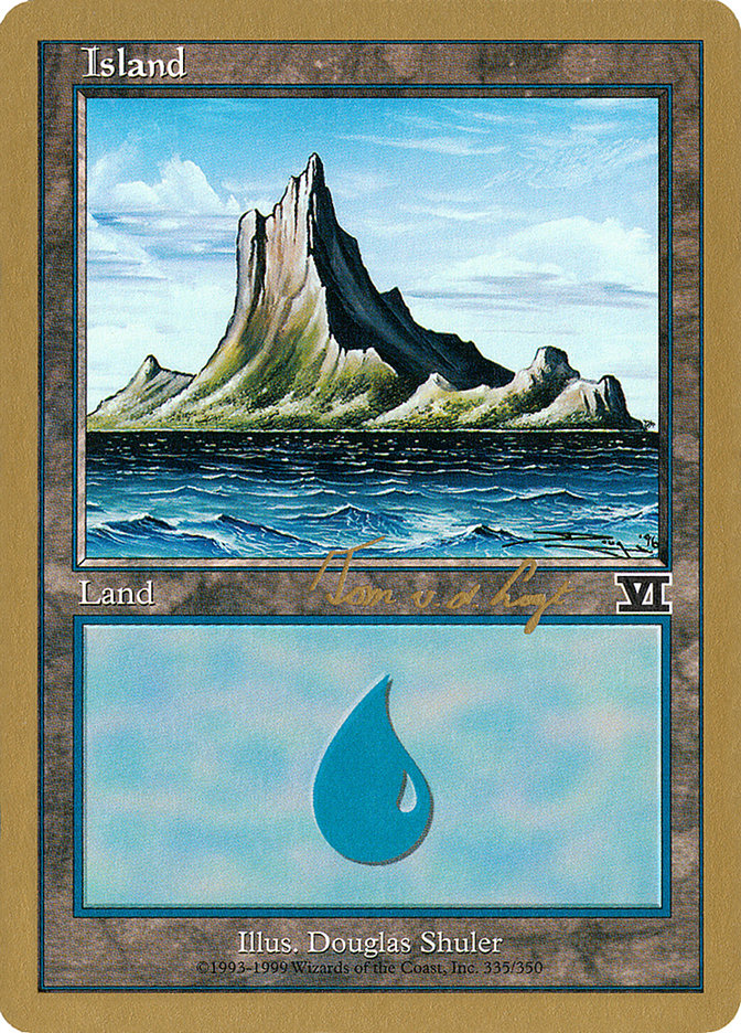 Island (tvdl335) (Tom van de Logt) [World Championship Decks 2000] | Total Play