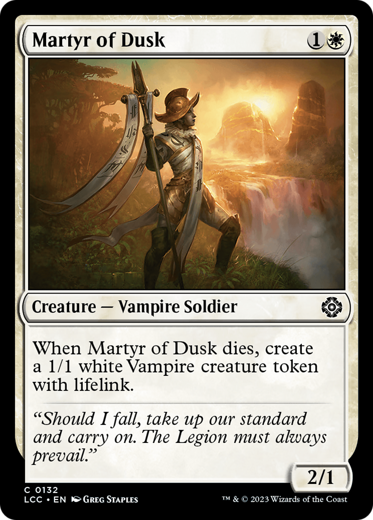 Martyr of Dusk [The Lost Caverns of Ixalan Commander] | Total Play