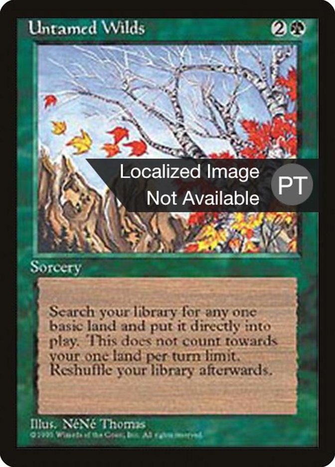 Untamed Wilds [Fourth Edition (Foreign Black Border)] | Total Play