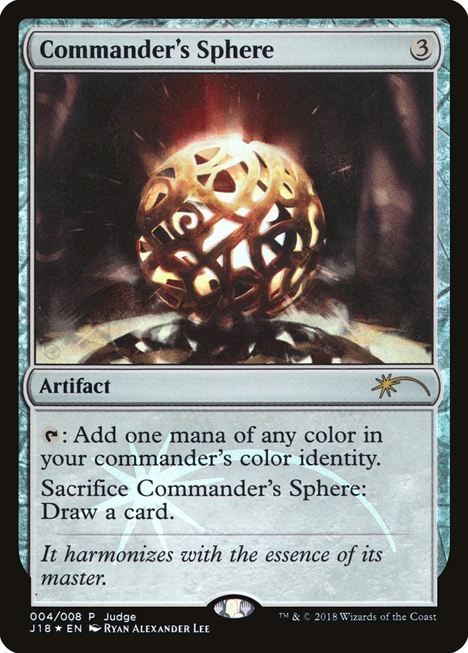 Commander's Sphere [Judge Gift Cards 2018] | Total Play