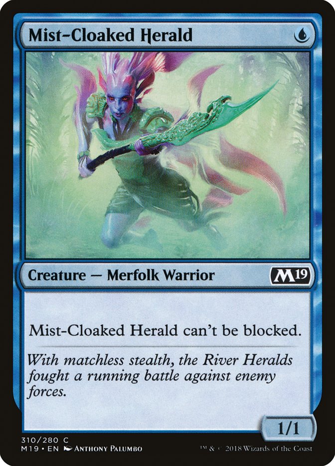 Mist-Cloaked Herald [Core Set 2019] | Total Play