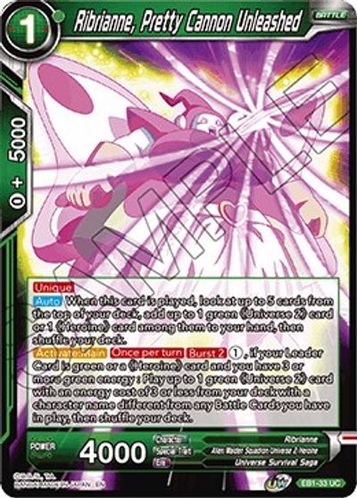 Ribrianne, Pretty Cannon Unleashed (EB1-033) [Battle Evolution Booster] | Total Play