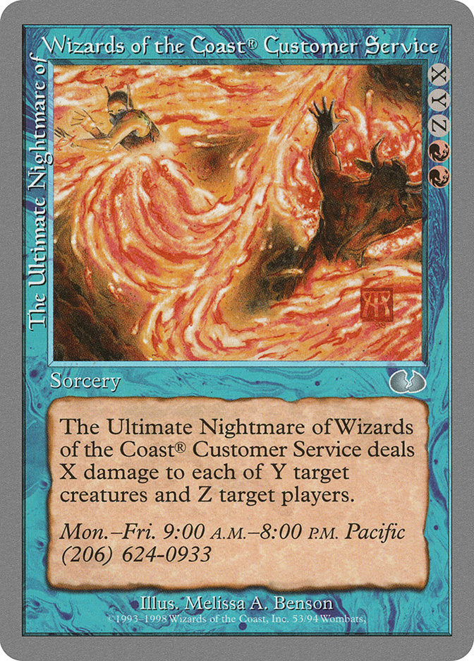 The Ultimate Nightmare of Wizards of the Coast® Customer Service [Unglued] | Total Play