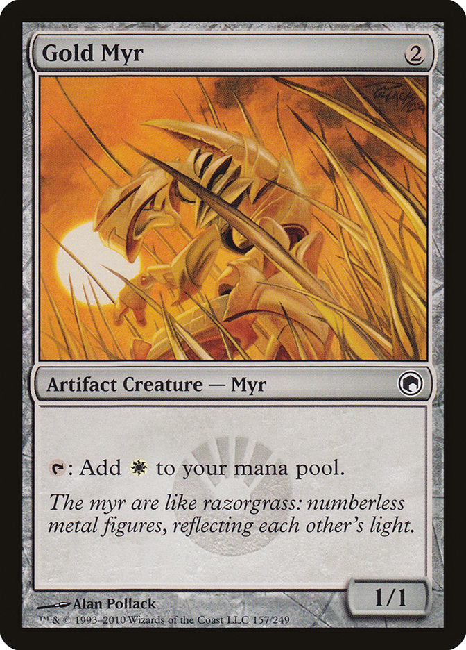 Gold Myr [Scars of Mirrodin] | Total Play