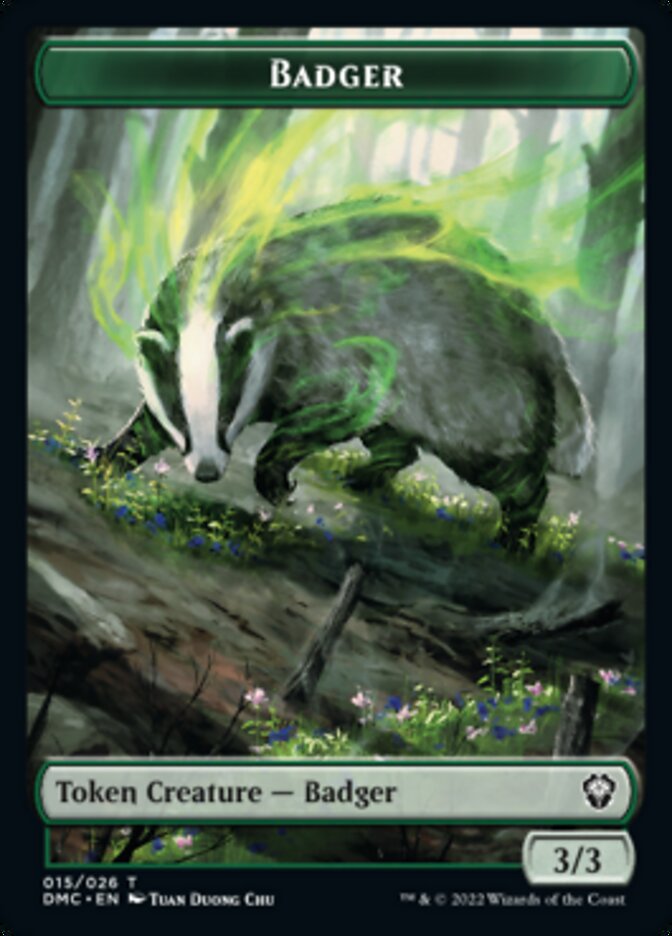 Badger Token [Dominaria United Commander Tokens] | Total Play