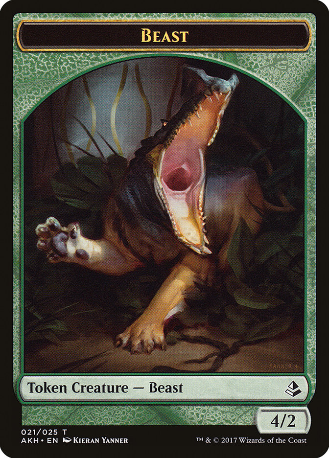 Beast Token [Amonkhet Tokens] | Total Play