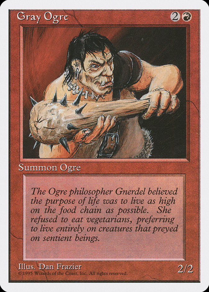 Gray Ogre [Fourth Edition] | Total Play