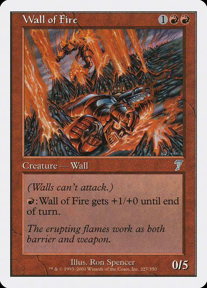 Wall of Fire [Seventh Edition] | Total Play