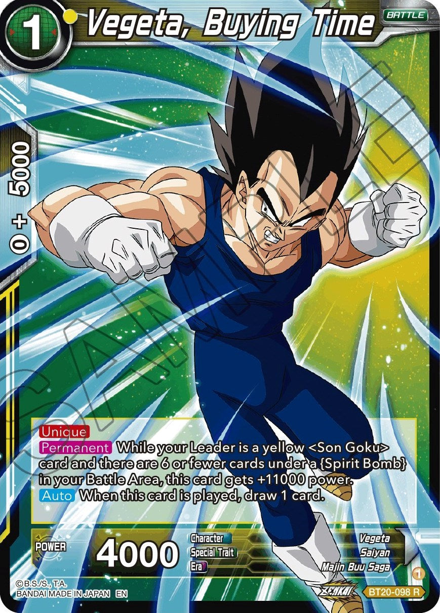 Vegeta, Buying Time (BT20-098) [Power Absorbed] | Total Play