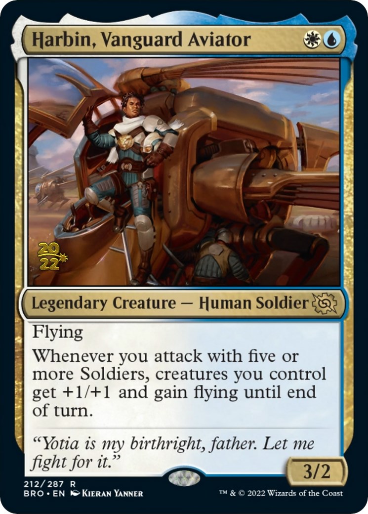 Harbin, Vanguard Aviator [The Brothers' War Prerelease Promos] | Total Play