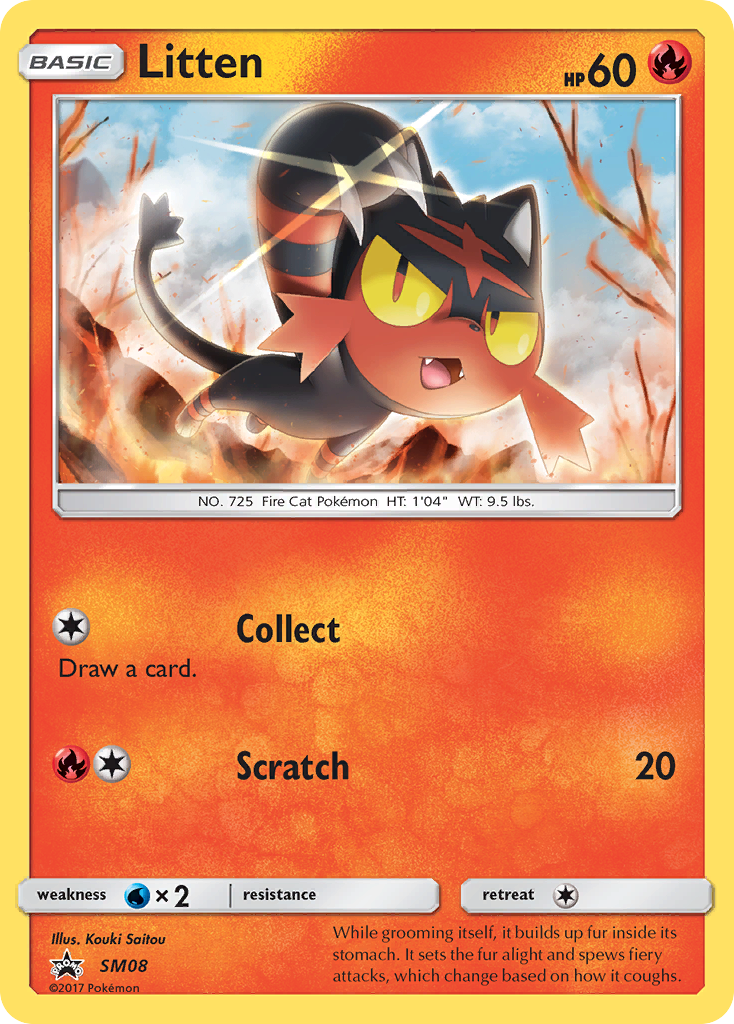 Litten (SM08) [Sun & Moon: Black Star Promos] | Total Play