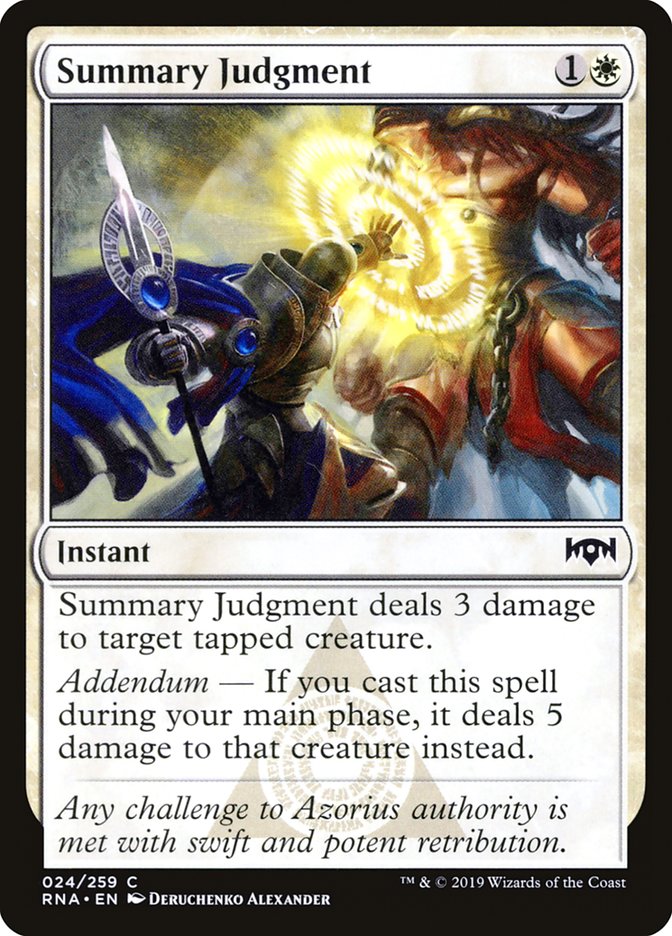 Summary Judgment [Ravnica Allegiance] | Total Play