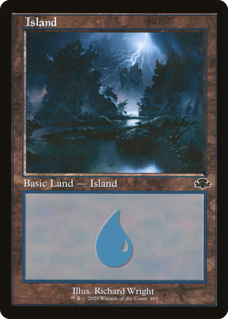 Island (405) (Retro) [Dominaria Remastered] | Total Play