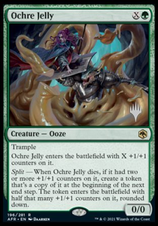 Ochre Jelly (Promo Pack) [Dungeons & Dragons: Adventures in the Forgotten Realms Promos] | Total Play