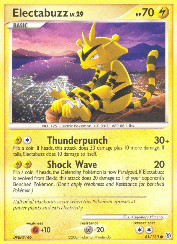 Electabuzz (81/130) [Diamond & Pearl: Base Set] | Total Play