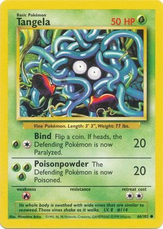 Tangela (66/102) [Base Set Unlimited] | Total Play