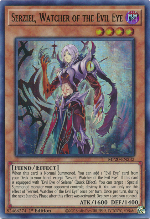 Serziel, Watcher of the Evil Eye [MP20-EN232] Ultra Rare | Total Play