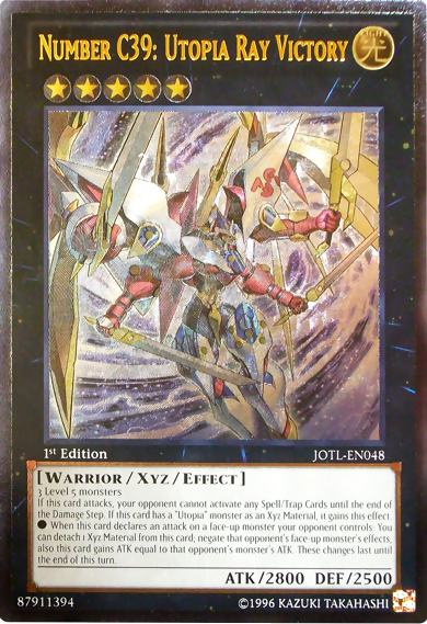 Number C39: Utopia Ray Victory (UTR) [JOTL-EN048] Ultimate Rare | Total Play