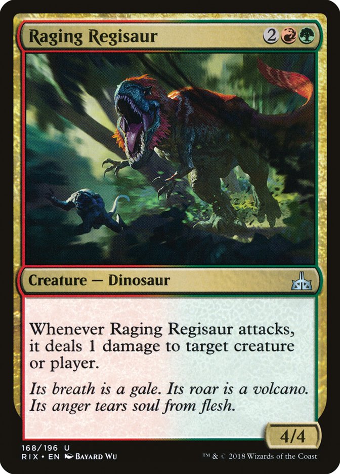 Raging Regisaur [Rivals of Ixalan] | Total Play