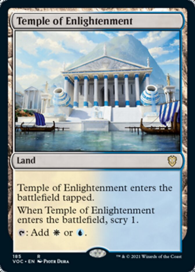 Temple of Enlightenment [Innistrad: Crimson Vow Commander] | Total Play