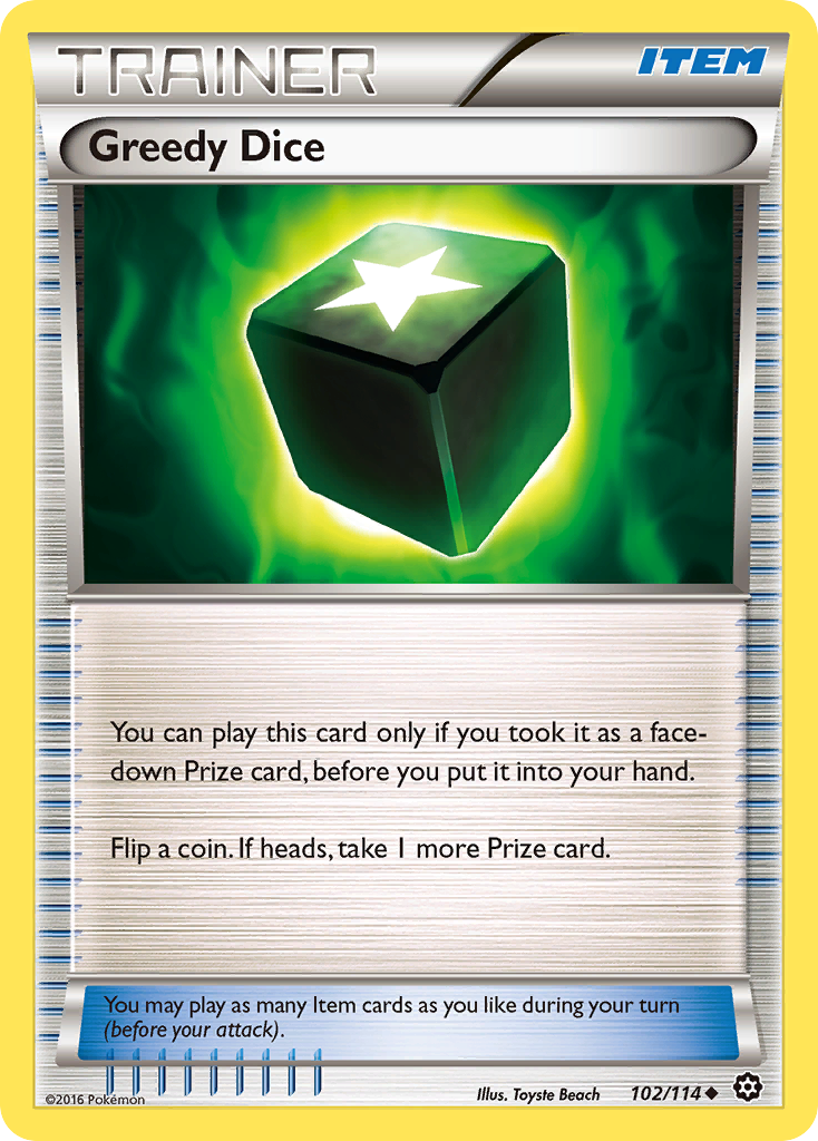 Greedy Dice (102/114) [XY: Steam Siege] | Total Play