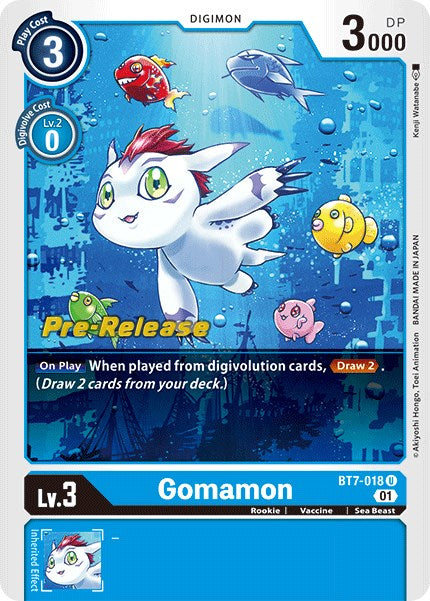 Gomamon [BT7-018] [Next Adventure Pre-Release Cards] | Total Play