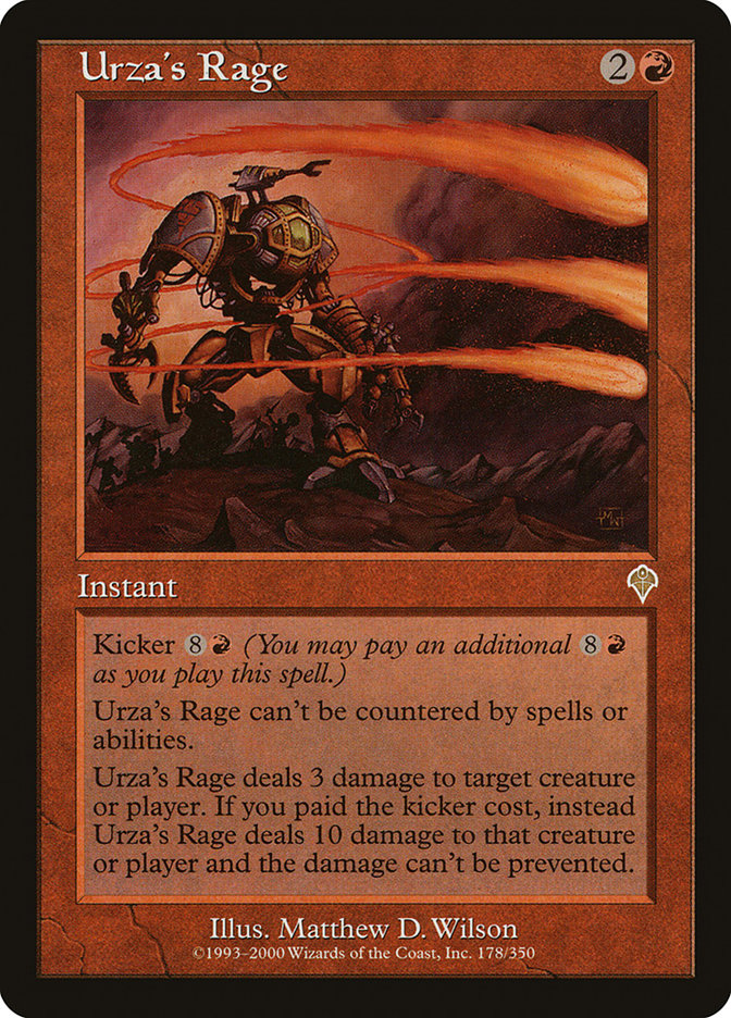 Urza's Rage [Invasion] | Total Play