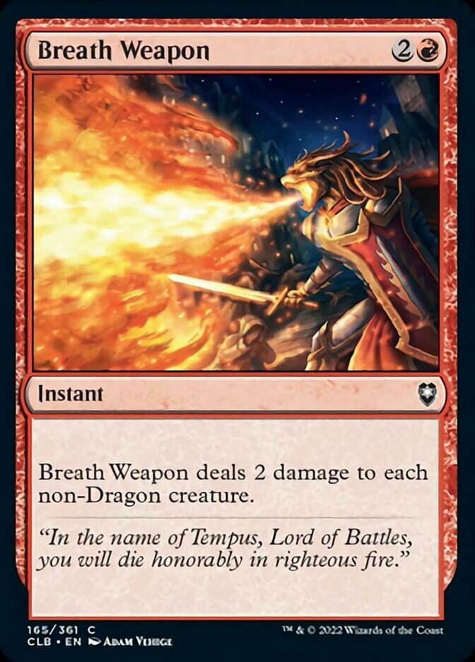 Breath Weapon [Commander Legends: Battle for Baldur's Gate] | Total Play