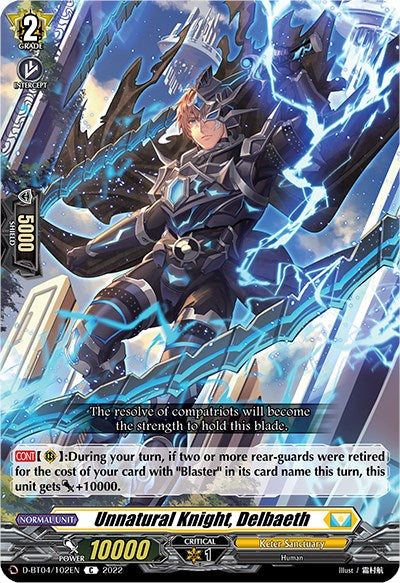 Unnatural Knight, Delbaeth (D-BT04/102EN) [Awakening of Chakrabarthi] | Total Play