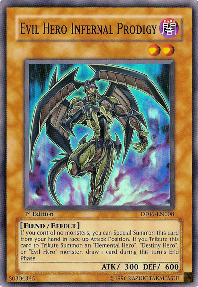 Evil Hero Infernal Prodigy [DP06-EN008] Super Rare | Total Play