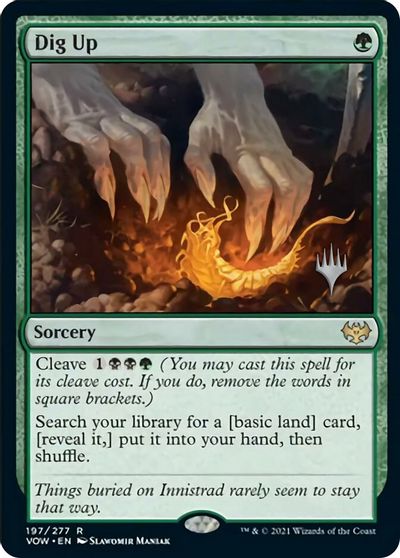 Dig Up (Promo Pack) [Innistrad: Crimson Vow Promos] | Total Play