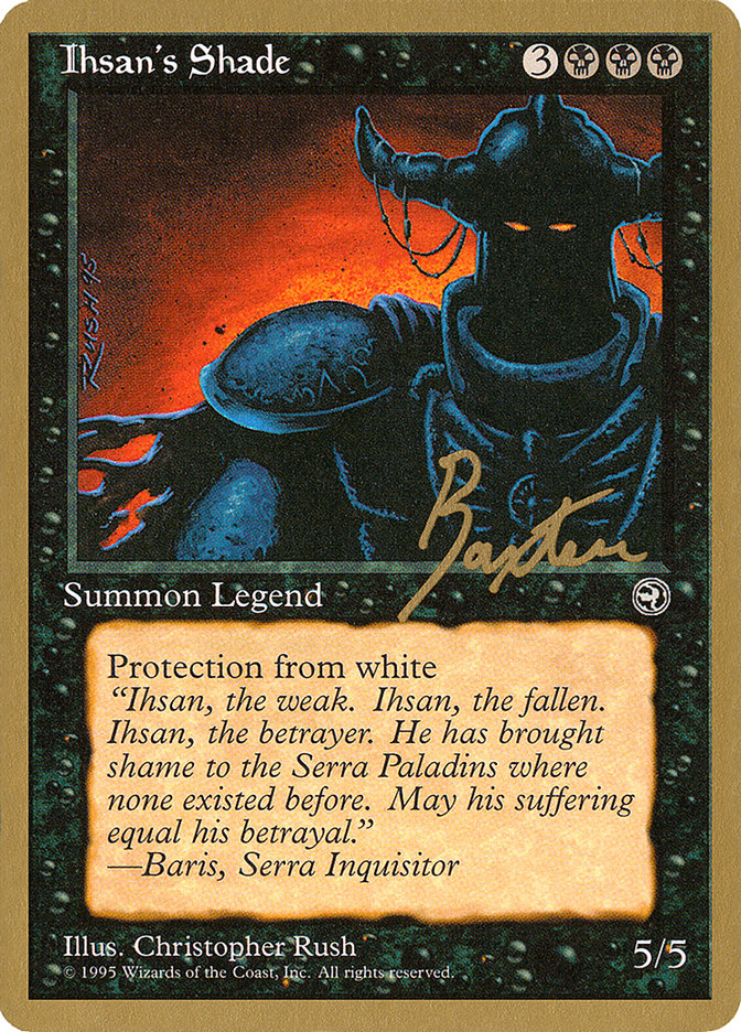 Ihsan's Shade (George Baxter) [Pro Tour Collector Set] | Total Play