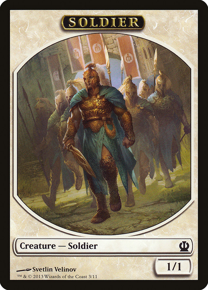 Soldier Token (3/11) [Theros Tokens] | Total Play