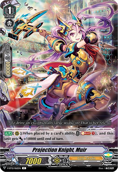 Projection Knight, Muir (V-BT12/062EN) [Divine Lightning Radiance] | Total Play
