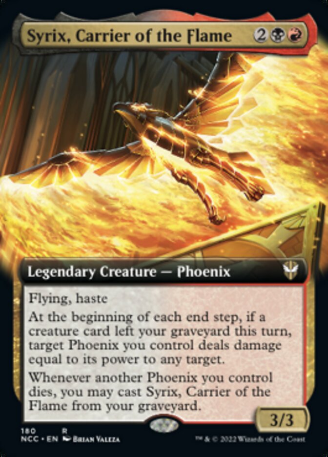 Syrix, Carrier of the Flame (Extended Art) [Streets of New Capenna Commander] | Total Play