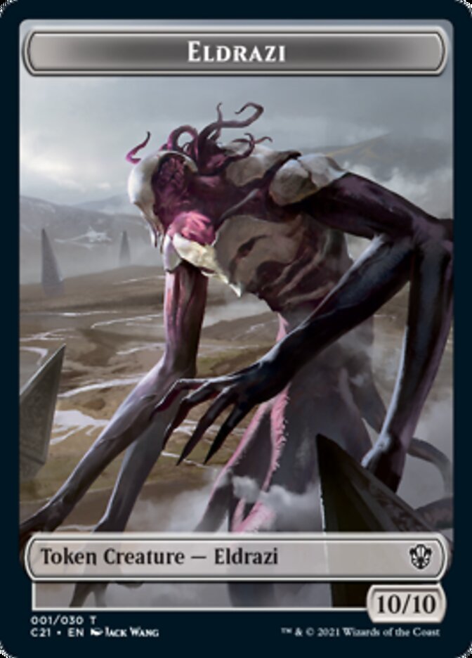 Eldrazi // Champion of Wits Double-Sided Token [Commander 2021 Tokens] | Total Play