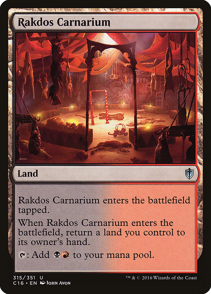 Rakdos Carnarium [Commander 2016] | Total Play