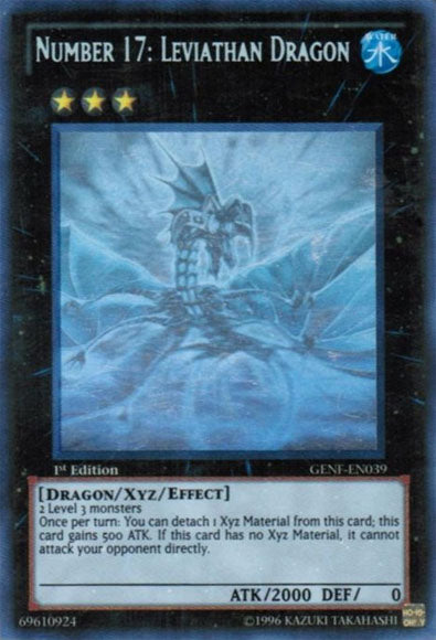 Number 17: Leviathan Dragon [GENF-EN039] Ghost Rare | Total Play
