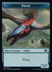 Drake // Aven Initiate Double-Sided Token [Double Masters 2022 Tokens] | Total Play