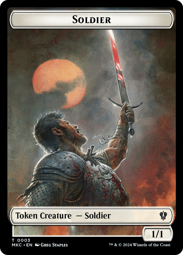 Soldier // Ogre Double-Sided Token [Murders at Karlov Manor Commander Tokens] | Total Play