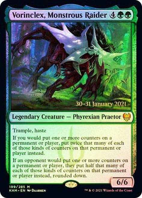 Vorinclex, Monstrous Raider [Kaldheim Prerelease Promos] | Total Play