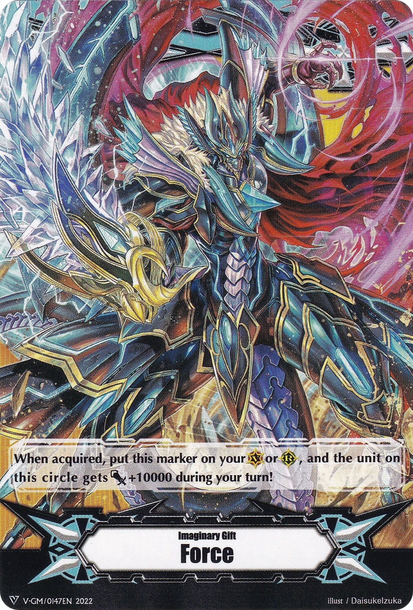 Imaginary Gift [Force] // [Imaginary Gift [Force II] Double-sided Gift Marker - Revenger, Raging Form Dragon (2022) (V-GM/0147EN 2022) [Gift Markers] | Total Play