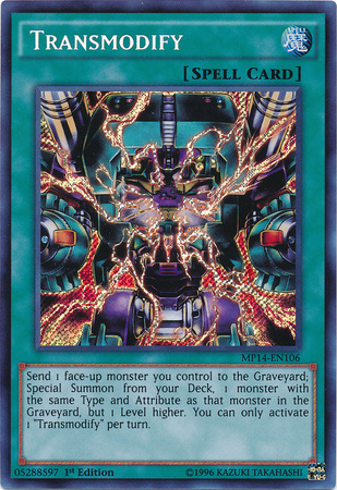 Transmodify [MP14-EN106] Secret Rare | Total Play